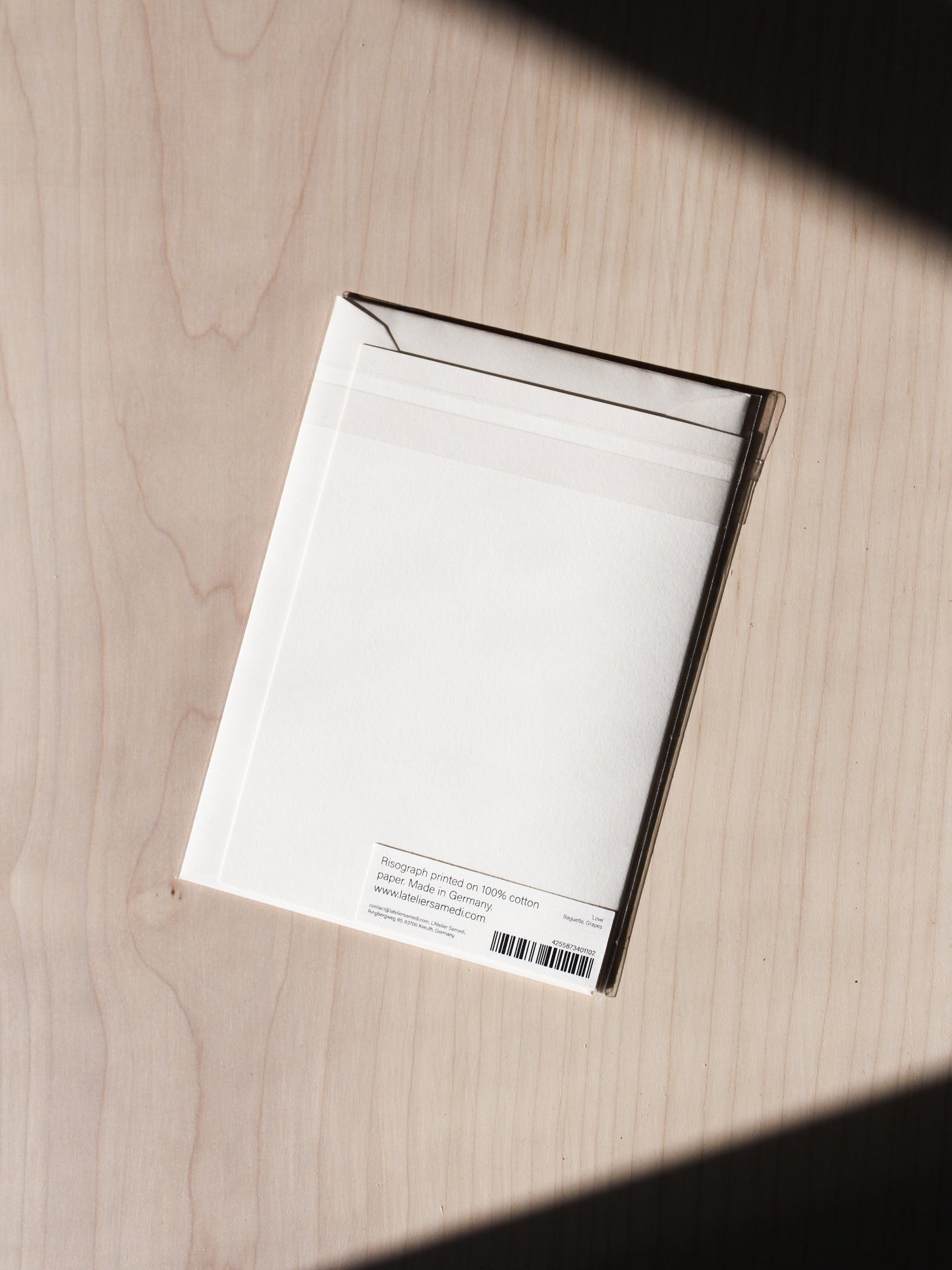 Klappkarte 'afternoon soirée' (Risographie)