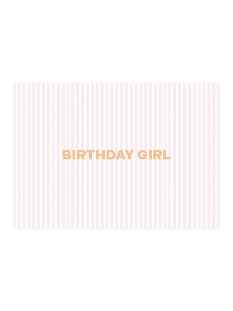 Postkarte 'Birthday Girl'