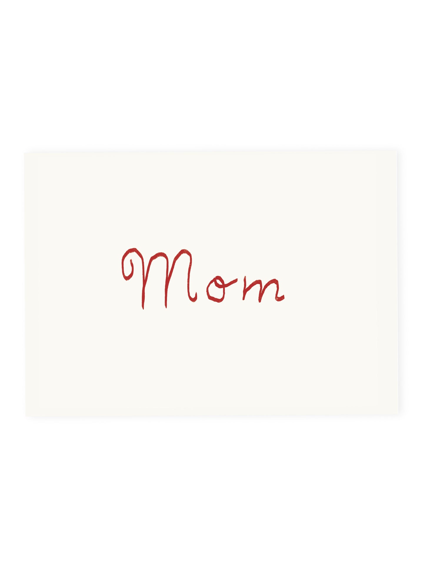 Postkarte 'Mom' (Risographie)