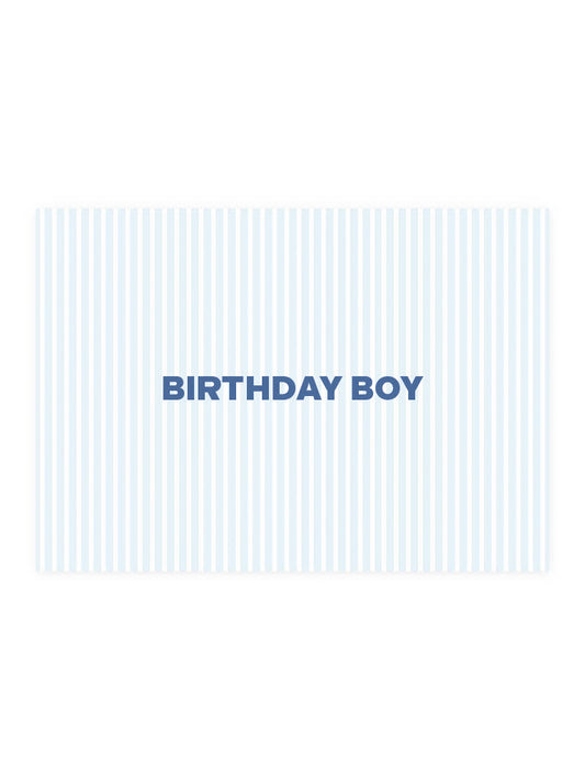 Postkarte 'Birthday Boy'